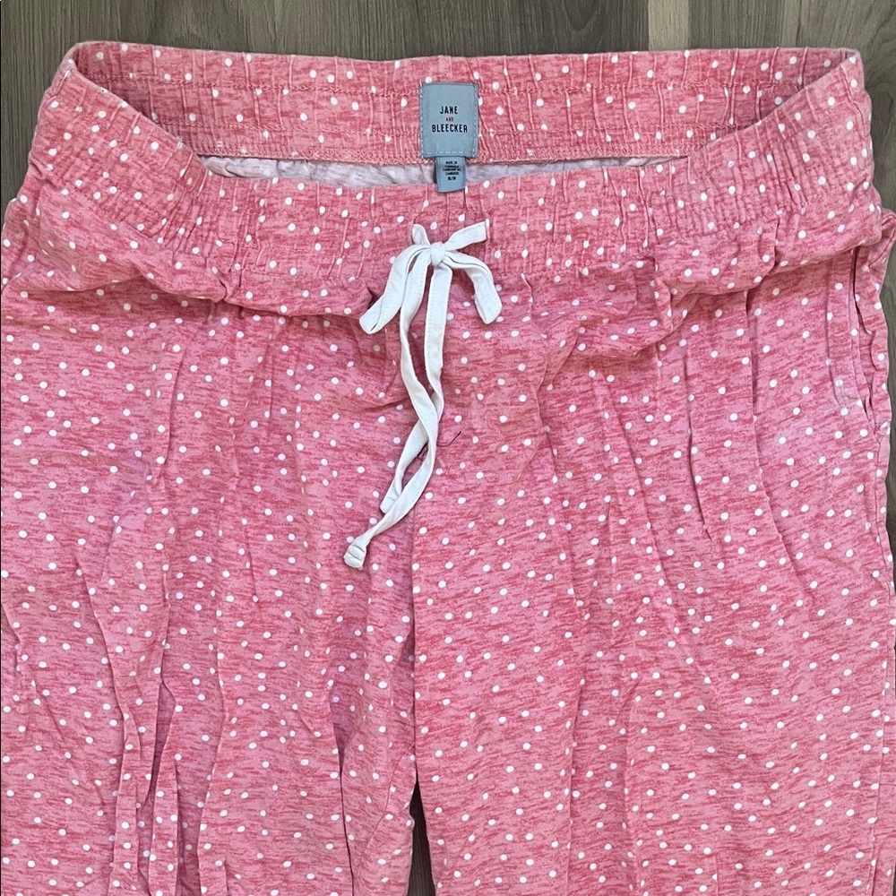 Bottoms Pink Polka Dot Jane and Bleecker Pyjama Pants